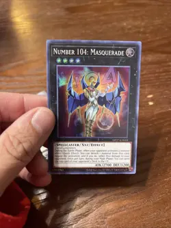 Number 104: Masquerade Super Rare OP27-EN010 Yugioh - Image 3
