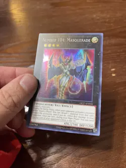 Number 104: Masquerade Super Rare OP27-EN010 Yugioh - Image 4