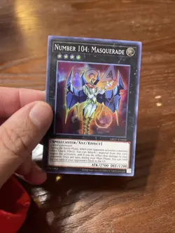 Number 104: Masquerade Super Rare OP27-EN010 Yugioh - Image 5