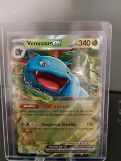 Pokemon TCG Venusaur EX 003/165 Scarlet & Violet 151 Holo Card - Image 1