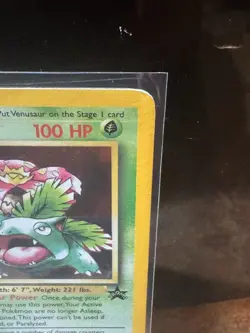 VENUSAUR BLACK STAR PROMO #13 HOLO RARE POKEMON CARD - WOTC Game boy Exclusive! - Image 4