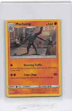 Machamp 13/18 - HOLO RARE - Detective Pikachu - Pokemon CARD - NM - Image 1