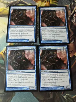Magic: the Gathering / MtG Blighted Agent x4 New Phyrexia - Image 2