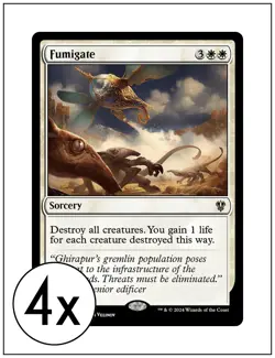 4x Fumigate, Murders at Karlov Manor Commander, MTG NM - Image 1