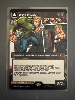 2025 Magic The Gathering Marvel Spider-Man (SPM) Venom/Eddie Brock #224 - Image 1