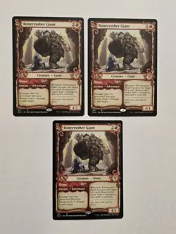 3 Bonecrusher Giant - Showcase - Throne Of Eldraine - Near Mint - MTG - Image 1