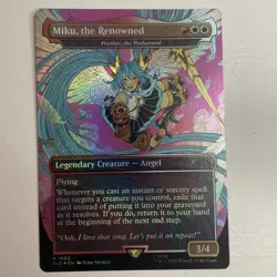 MTG: Secret Lair Hatsune Miku - Miku, the Renowned - FOIL Rare - VLP 1602 - Image 1