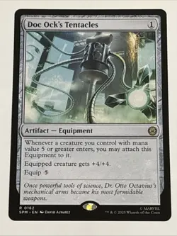 MTG Universes Beyond: Spider-man Doc Ock's Tentacles 0162 NM Rare - Image 1