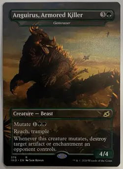 Anguirus, Armored Killer (Gemrazer) Ikoria: Lair of Behemoths NM #376 NON-FOIL - Image 1