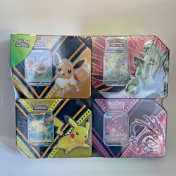 Pokemon TCG - COSTCO 4 pack tins set - NIB SEALED - V Powers & V Striker - Image 1