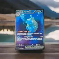 Pokemon TCG Blastoise EX Scarlet & Violet 151 Card 200/165 Near Mint Condition - Image 1