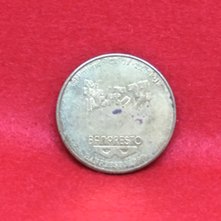 Scyther Pokemon Coin Medal No.123 1997 Vintage Banpresto Japanese Nintendo F/S - Image 2