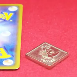 Dragonite Pokemon Coin Medal Silver Rare HP70 Japanese Tomy Nintendo Japan F/S - Image 3