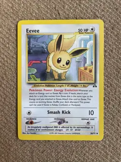 Eevee 38/75 Neo Discovery Pokemon TCG - Image 1