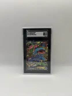 2016 Pokemon XY Black Star Promo Venusaur EX #XY123 Red & Blue SHC 8 - Image 1