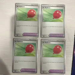 Pokemon TCG - Air Balloon - 079/086 - SV: Black Bolt X4 NM Playset - Image 1