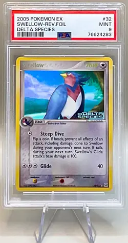 Pokemon Swellow #32/113 Reverse Holo - 2005 EX Delta Species - PSA 9 MINT! - Image 1