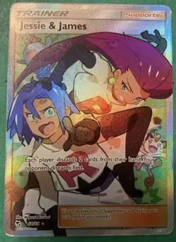 Pokemon TCG Jessie And James Trainer Full Art 68/68 Hidden Fates near MINT - Image 3