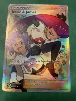 Pokemon TCG Jessie And James Trainer Full Art 68/68 Hidden Fates near MINT - Image 4