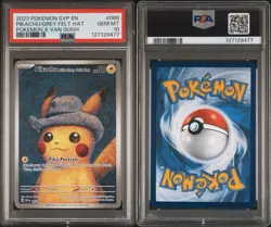 Pokemon Pikachu 085 SVP PSA 10 [EN] 2023 Promo Black Star x Van Gogh psa 10 - Image 3