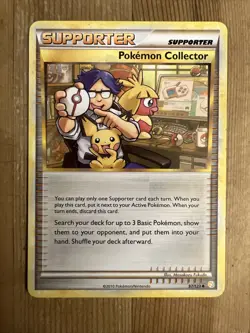 Pokemon Collector 97/123 Uncommon - HeartGold & SoulSilver - LP - Image 1