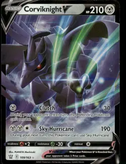 Corviknight V 109/163 Ultra Rare Holo NM Pokemon SWSH05: Battle Styles - Image 1
