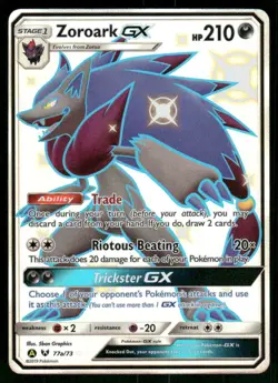 Zoroark GX - 77a/73 077a/073 Promo Holo NM Pokemon Alternate Art Promos - Image 1