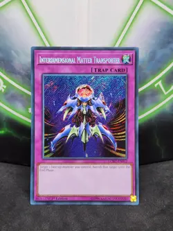 Yugioh Interdimensional Matter Transporter LCKC-EN052 Secret Rare 1st Edition NM - Image 1