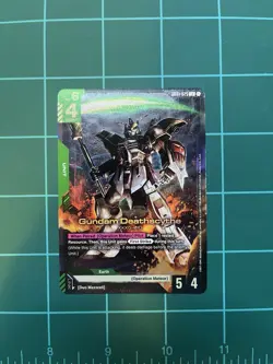 Gundam Card Game - Gundam Deathscythe GD01-025 LR Raw Near Mint/Mint - Image 1