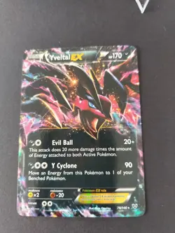 Pokemon Yveltal EX Ultra Rare Holo Card 79/146 XY Base Set - Image 4