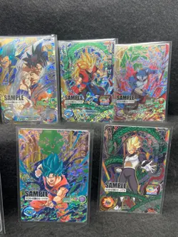 Super Dragonball Heroes Trading Cards SH8 Sample cards / 7 cards comp / A+ - Image 4