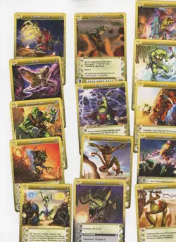 Chaotic lot #082. Lot of 14 Mipedians creature cards - Image 1