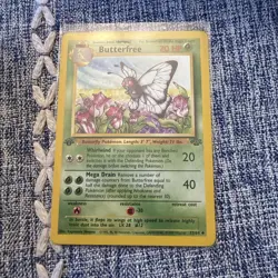 Pokemon Card - Butterfree Jungle 1st Edition 33/64 Uncommon - Image 1