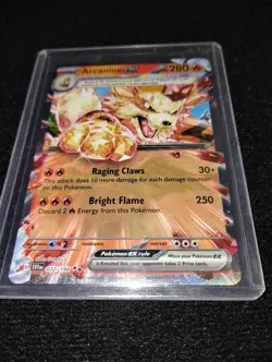 Pokemon Arcanine EX Card 032/198 Scarlet & Violet Base Set - Image 1