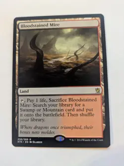 Bloodstained Mire Khans of Tarkir NM - Image 1