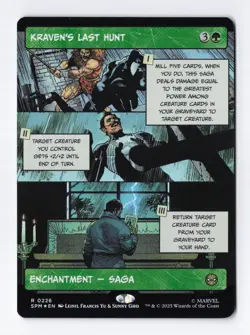 Kraven's Last Hunt (Borderless) #226 FOIL Rare - MTG Marvel's Spider-Man SPM - Image 1