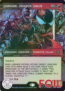 MTG Carnage, Crimson Chaos (Borderless) (227) | NM Foil | Spider-Man {SPM} - Image 1