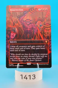 MTG Insurrection (Borderless) Commander Masters Regular #699 - Image 1