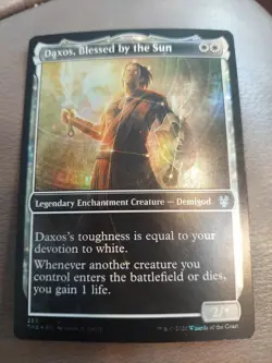 Daxos, Blessed by the Sun (Showcase) Theros Beyond Death Foil - Image 1
