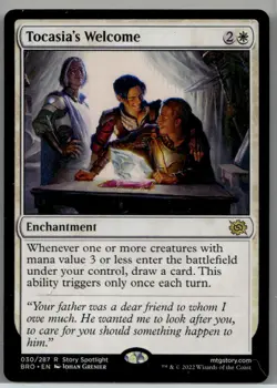 Near Mint or Better Tocasia's Welcome #30 The Brothers' War W/Tracking - Image 1