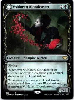 Voldaren Bloodcaster (Showcase) - FOIL - Innistrad: Crimson Vow - 298 LP - Image 1
