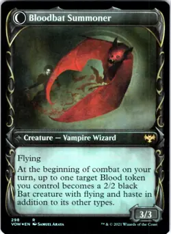 Voldaren Bloodcaster (Showcase) - FOIL - Innistrad: Crimson Vow - 298 LP - Image 2