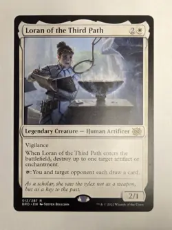 MTG Loran of the Third Path The Brothers' War 012/287 Regular Rare - Image 2