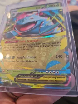 Mega Venusaur ex 003/132 - Double Rare Pokemon TCG Mega Evolution PACK FRESH - Image 2