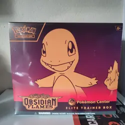 Pokemon TCG Obsidian Flames Pokemon Center Exclusive Elite Trainer Box Sealed - Image 1