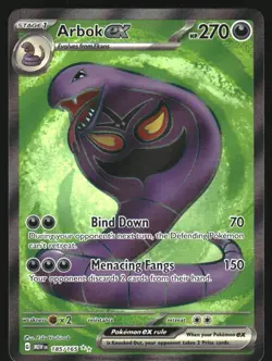 ARBOK EX 2023 SCARLET & VIOLET SERIES - SCARLET & VIOLET - 151 #185 ULTRA RARE - Image 1