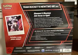 Pokemon TCG SEALED Team Rockets Mewtwo Ex Box- SV: Destined Rivals NEW - Image 2