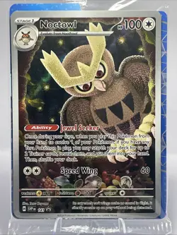 Pokemon TCG Noctowl SVP 141 S&V - Stellar Crown Black Star Promo *SEALED* Holo - Image 1
