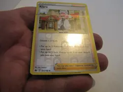 POKEMON CHILLING REIGN KLARA REVERSE HOLO FOIL FACTORY PRINT ERROR 145/198 NRMT - Image 3