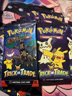 Pokemon TCG Halloween Trick or Trade Treat Booster Bundle Lot Of 20 mini Packs - Image 2